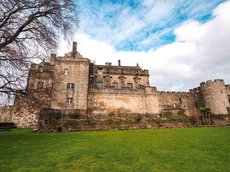 Stirling Castle on its volcanic crag